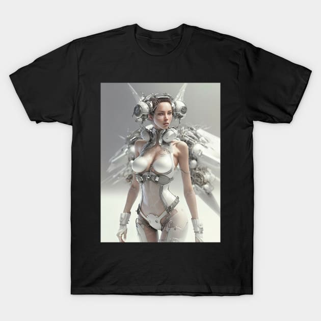 Сyberpunk angel T-Shirt by Geek Culture